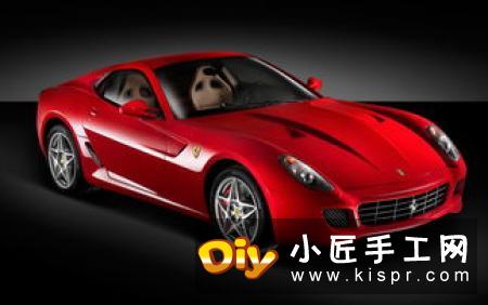 R4跑车纸模型的制作图纸
