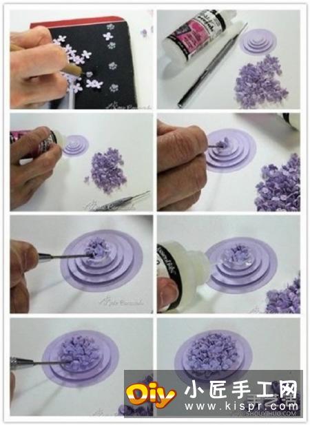 立体花朵制作图解 卡纸制作立体花朵的方法