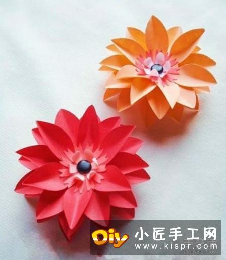 纸花的做法图解教程 手工纸花朵制作方法