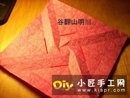 韩式玫瑰花礼盒怎么折 包括盖子和盒身的折法