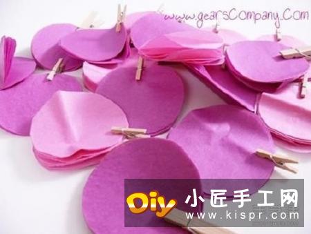 婚礼用纸花球的制作方法 纸花球的做法图解
