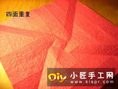 韩式玫瑰花礼盒怎么折 包括盖子和盒身的折法