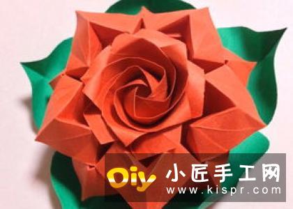 手工折纸花托的教程 可以完美搭配川崎玫瑰