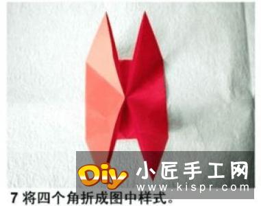 体型最大的蝴蝶 美丽凤尾蝶的折纸方法图解