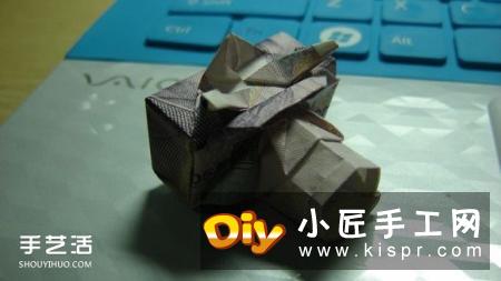 纸币折纸照相机图解 美金折相机的折法详解