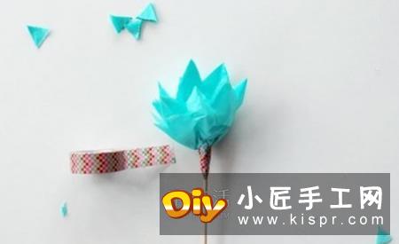 简单的绢纸花手工制作图解教程