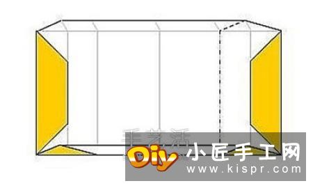 手工折方形盒子的方法 正方形纸盒折纸图解