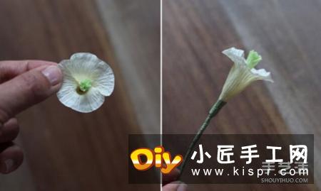 铃铛花的折法图解 皱纹纸制作铃铛花的方法