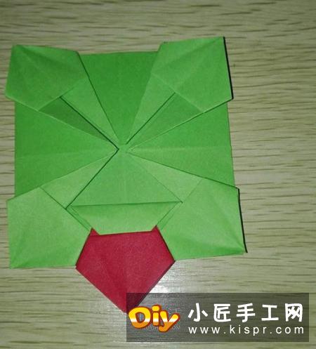 简单又漂亮纸花篮怎么折的图解教程