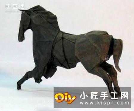 手工折纸马图解教程 立体马的折法详细步骤图