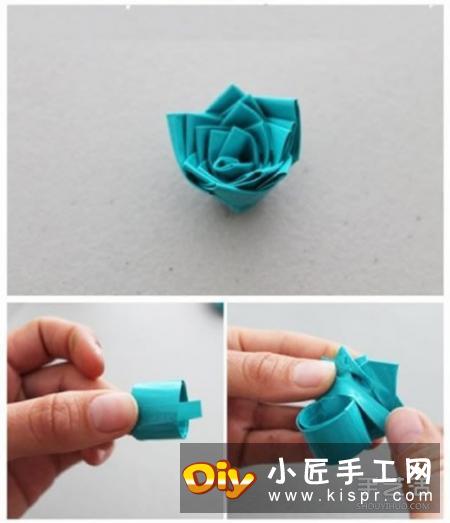 牡丹花的折法图解 折纸牡丹花指环制作教程