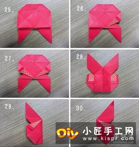 如何手工折纸蝴蝶 纸蝴蝶的折法步骤图解
