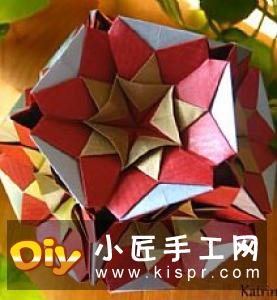 立体纸花球组件的步骤1-8