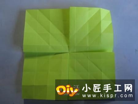 原创纸玫瑰花的折纸图解 步骤过程非常详细