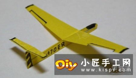 一架迷你纸滑翔机的制作方法