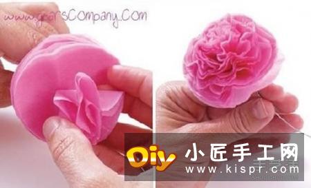 婚礼用纸花球的制作方法 纸花球的做法图解