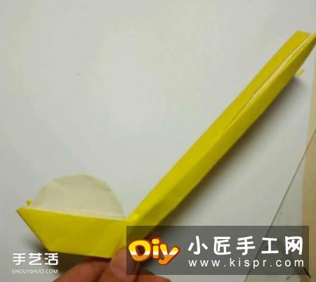 折纸元宵的折法图解教程 包括盛元宵的勺子