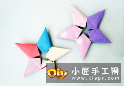 立体小星星的折法图解 漂亮五角星怎么折教程