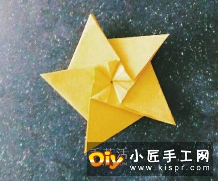立体小星星的折法图解 漂亮五角星怎么折教程