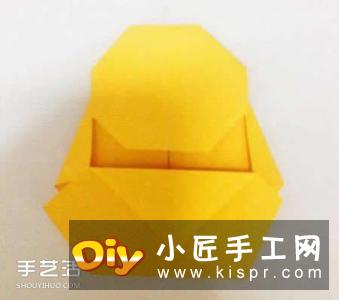 小熊折纸图解教程 传情可爱小熊的折法步骤