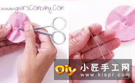 婚礼用纸花球的制作方法 纸花球的做法图解