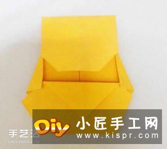小熊折纸图解教程 传情可爱小熊的折法步骤
