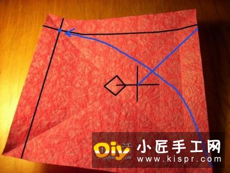 韩式玫瑰花礼盒怎么折 包括盖子和盒身的折法
