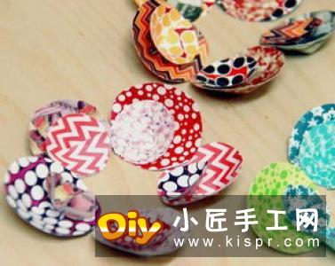 纸花的做法图解教程 手工纸花朵制作方法