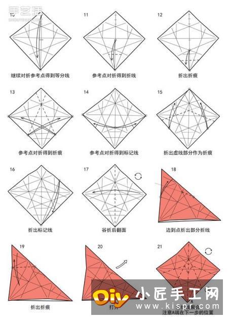 手工折纸短尾猴图解 详细短尾猴的折法步骤