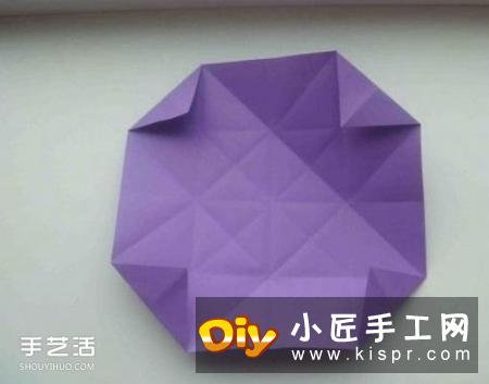 几何立体造型礼盒的折纸教程