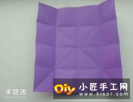 几何立体造型礼盒的折纸教程