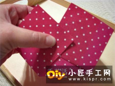 可爱小纸篮子的折纸教程