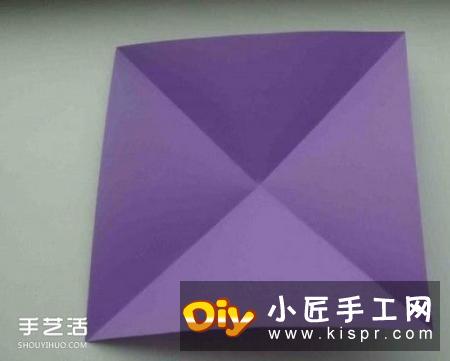 几何立体造型礼盒的折纸教程