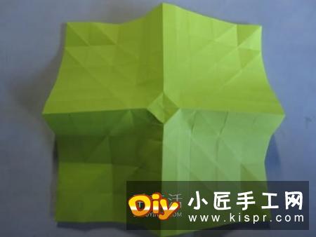 原创纸玫瑰花的折纸图解 步骤过程非常详细