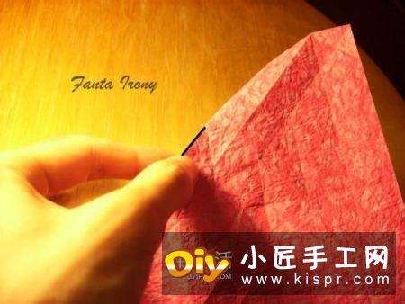 韩式玫瑰花礼盒怎么折 包括盖子和盒身的折法