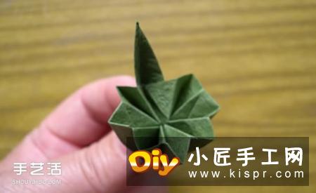 折纸娃娃的制作方法 穿裙子娃娃的折法图解