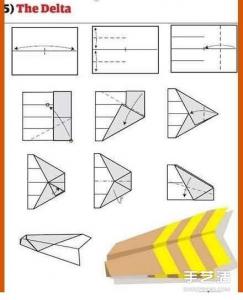 10种经典纸飞机的折法 折纸飞机的方法大全