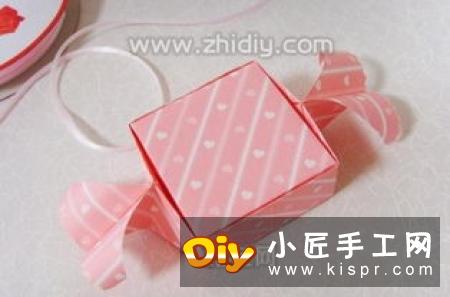 几何立体造型礼盒的折纸教程