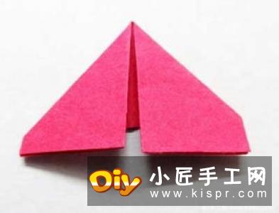 三角插折纸基础教程：加角的方法图解