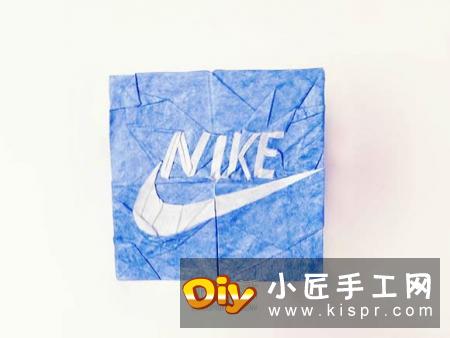 耐克标志的折纸方法 怎么折NIKE标志的图解