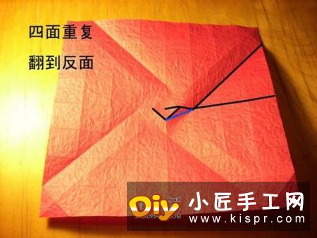 韩式玫瑰花礼盒怎么折 包括盖子和盒身的折法