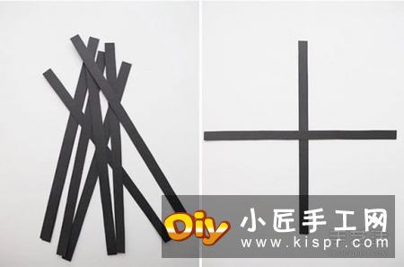 纸条折纸雪花的方法图解 立体雪花的折法步骤