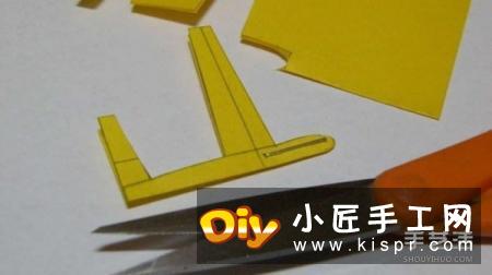 一架迷你纸滑翔机的制作方法