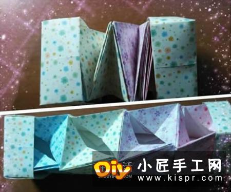 简单好玩魔术盒的折纸方法实拍教程