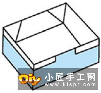 最简单纸盒的折法图解 收纳、装垃圾都用它！