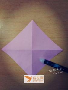 牡丹花的折法图解 折纸牡丹花指环制作教程