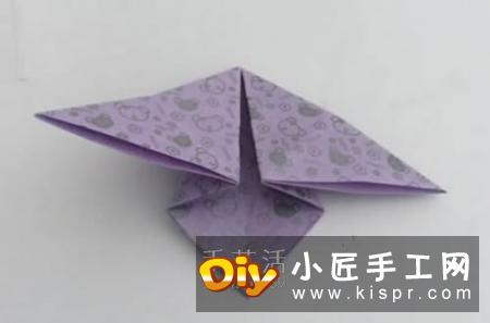 简单飞机手偶的折法 幼儿手工折纸手偶小飞机