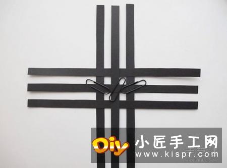 纸条折纸雪花的方法图解 立体雪花的折法步骤