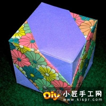 立方体怎么折图解教程 手工折纸立方体的步骤