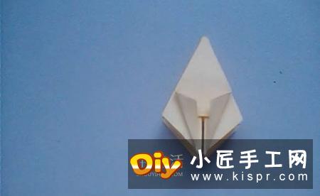 婚礼上的用花 立体百合的折纸方法图解过程